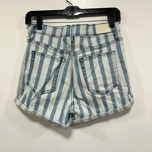 Buckle Hidden shorts! High-rise striped shorts purchased from the women’s small