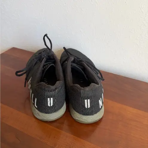 Nobull SuperFabric Crossfit Trainer Black Lace Up Sneaker Womens 7 Atheltic