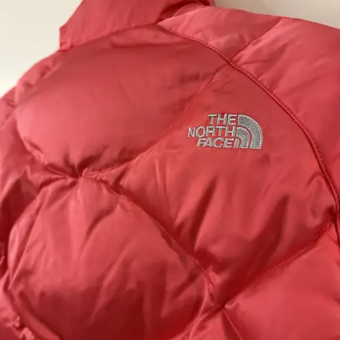 The North Face  Puffer Jacket Womens M Pink Down Insulated Coat AZPL TB95 TN95