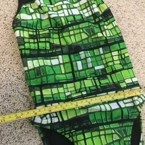 Adidas  Swimsuit Stained Glass Vortex Back size 28