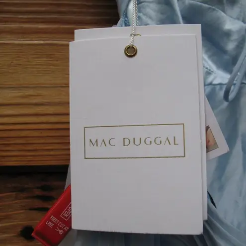 Mac Duggal 67911 Womens Ruffled Tiered Cut Out Chiffon Gown Dress