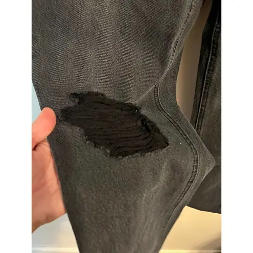 Boheme Harold Distressed Mom Jeans NWT Sz. 27 Black