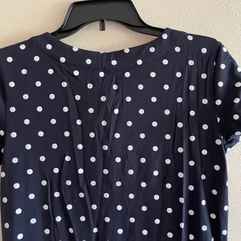 Tommy Hilfiger Navy Polka Dot Tie Dress