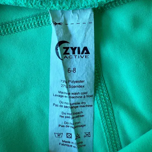 Zyia Active Light n Tight Spring Bud Capri Workout Pocket Hi