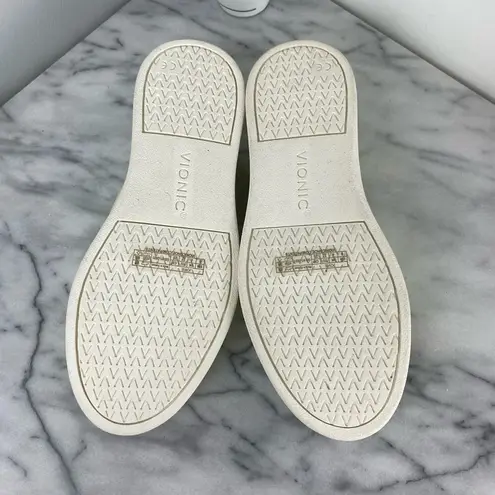 Vionic Lime Jovie Citrine Canvas Low Top Espadrille Sneakers Size 6 Comfort