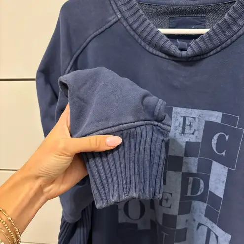 Aerie  Down to Earth ‘Checked out’ crewneck sweatshirt