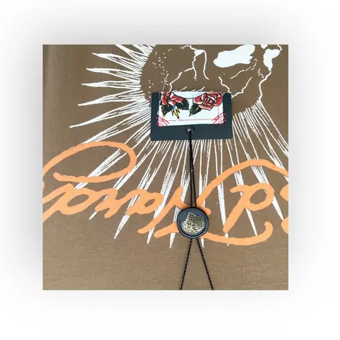 Ed Hardy new ☻︎ Punks Not Dead ☻︎ Barefoot Tee T Shirt Dress ☻︎ Tattoo Crystals