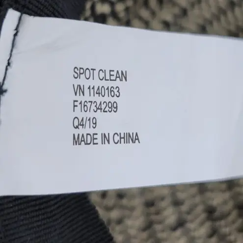 Womens Beach Hat One Size Black Tan Straw Wide Brim Fringe Summer Beach Sun Hat