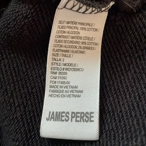 James Perse Standard asymmetrical hoodie