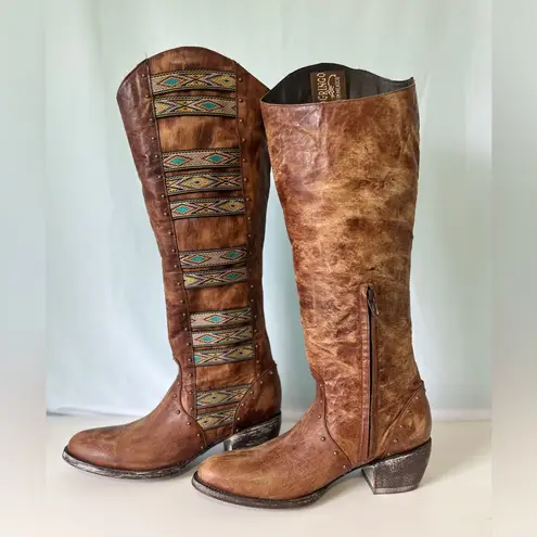 Old Gringo Brown Leather Elina Ganado Boots | W's Size 8