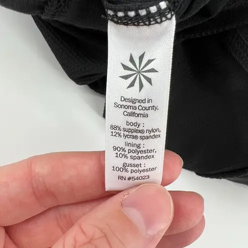 Athleta Women S Metro Skort Black Zip Pockets Stretch Lined Athleisure Summer