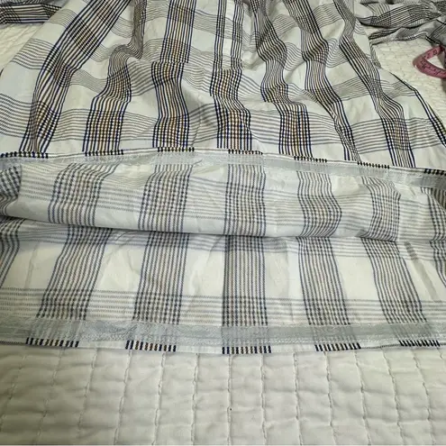 Baum und Pferdgarten LONG LANTERN SLEEVE AUBREE SHIRTDRESS WITH BELT SIZE M Blue