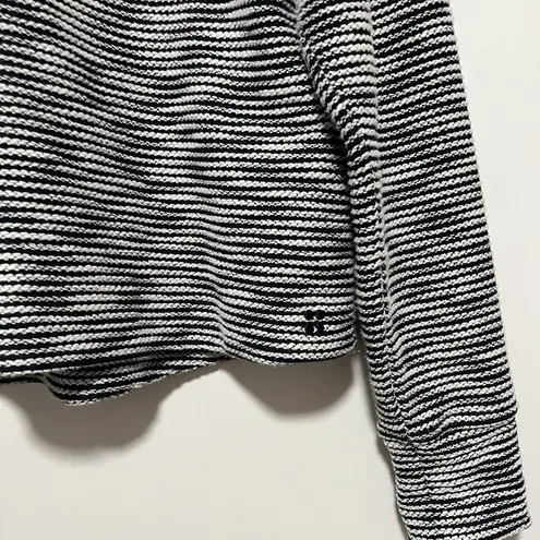 Sweaty Betty  Rest Up Half Zip Striped Pullover Size 8