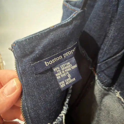 Boston Proper Denim Mini Dress | Size 8