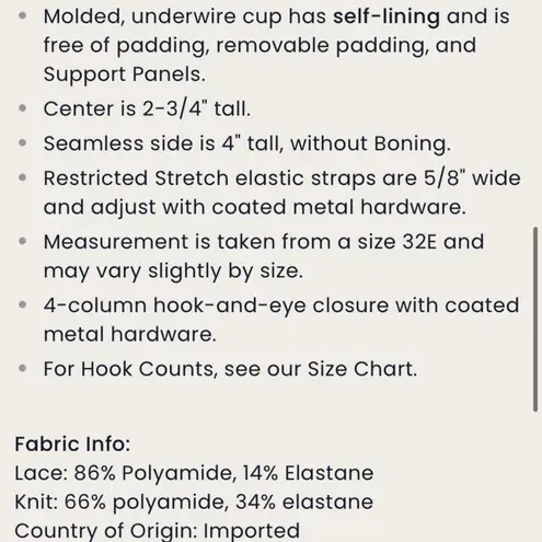 Chantelle Nude Comfort Full Coverage Unlined Underwire Bra 36G