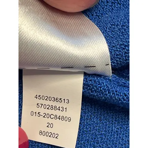 Chico's Chico’s cobalt button 3 button front 3/4 sleeve longline cardigan, size: 3/ XL - Image 5