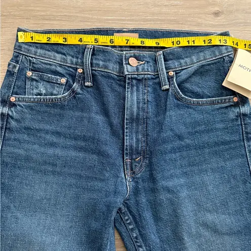 NWT Mother Mid Rise Rider Ankle Jeans Blue Size 26