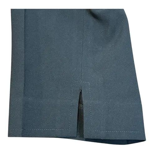 St. John Black Pants Straight Leg Dress Slacks Trousers Slits Spring 2010 Size 6