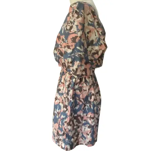 Cleobella Kimberly Print Dress with Puff Sleeves Size Small