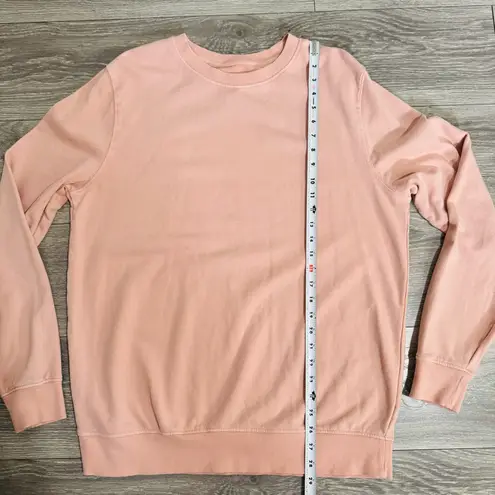 Goodfellow & Co Women Soft Pink Top Relaxed Round Neck Sweater Size L