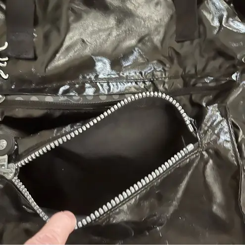 Kipling Backpack ALVY 2-In-1 Convertible Tote Bag Backpack MetallicBP3870 EUC