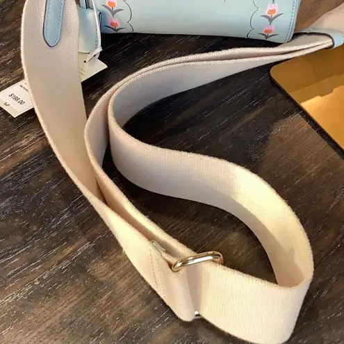 Radley London Arden Crescent Floral Leather Mini Zip Around Crossbody