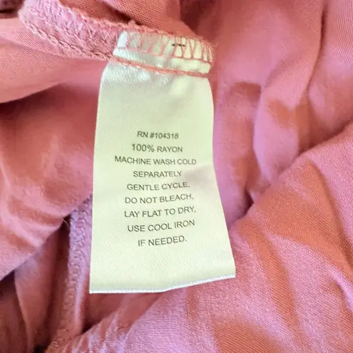 Allison Brittney Flowy Crunchy Granola Hippie Hippy Rayon Cooling Jumpsuit M