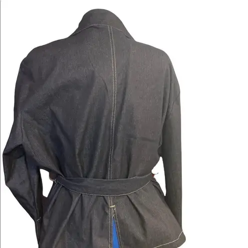 GOLD FLAOA, women’s stretch, Jean Jacket, Size 24, Dark Denim, Plus Size, Black