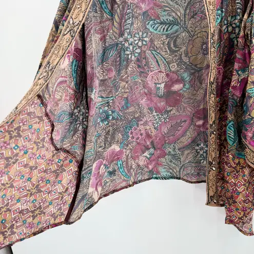 Soft Surroundings Ambrosia Topper Open Cardigan *size unknown Beaded Trim Kimono