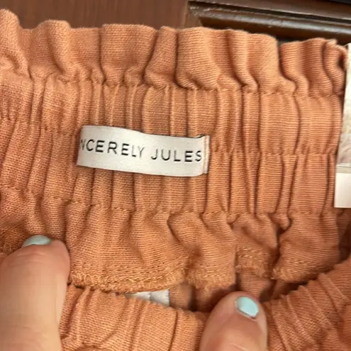 Sincerely Jules soft pant. Size XS Orange