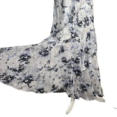 Alex Evenings Alex Evenings Midi Maxi Asymmetrical Dress Wedding Party Floral Shawl 24W 3X - Image 9