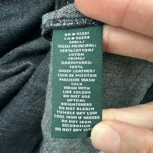 Lauren Ralph Lauren Sheath Denim Jean Dress Western Rodeo Boho Cotton Women's 4 Blue