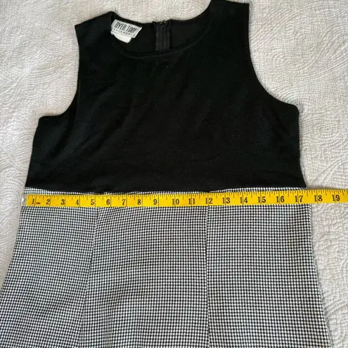 Vintage Byer Too Sleeveless Dress Black White Gingham 90s Y2K Womens Juniors 13 Size undefined