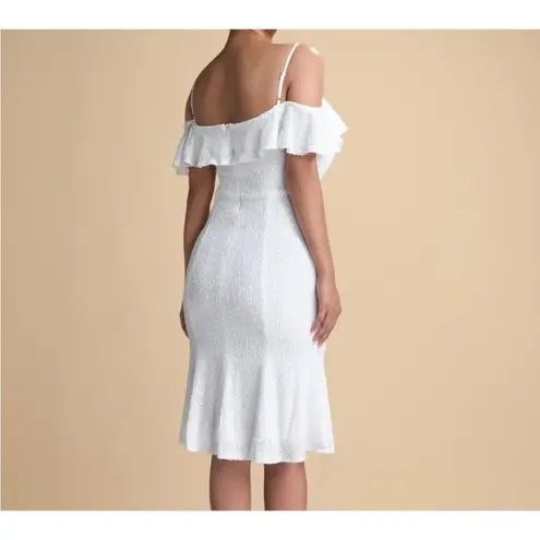 Dalia Collection Dalia Macphee BEAUTIFUL sequin stretch flare hem midi dress NWT