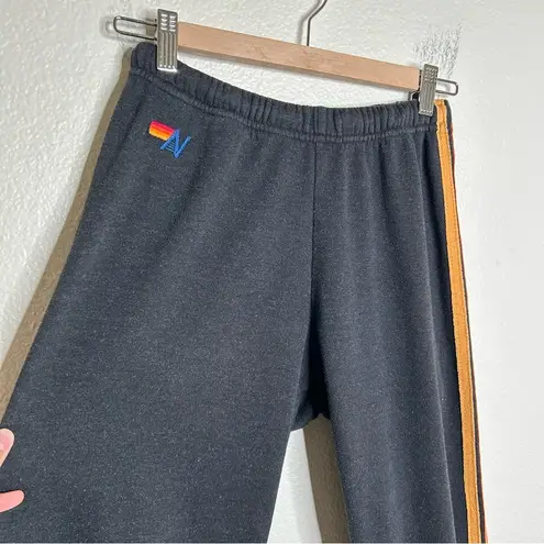 Aviator Nation 5 Stripe Sweatpants grey extra small