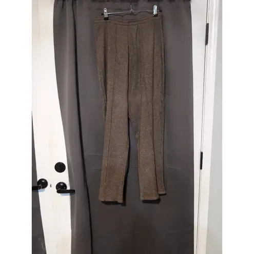 Cathy Daniels Women's Large Brown Tunic & Pants, 2PC Set, Ornamental Clasps