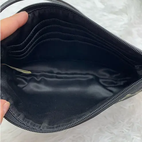 Coach y2k  Black Signature Canvas Mini Purse / Wristlet with Card Slots - Image 8