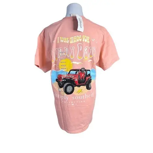 Simply Southern  Patrol Sherbet T-shirt Graphics "Sunny Days" sz MEDIUM NWT