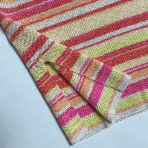 Burns Multi Color Stripes Knit Sweater NWOT