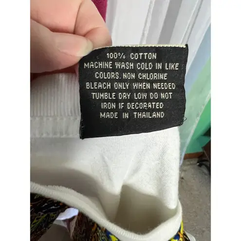 Ronni Nicole Dashiki tshirt orange yellow green