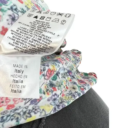 Love moschino Dress Tank Sleeveless Floral Print Jersey Pockets Size US 8