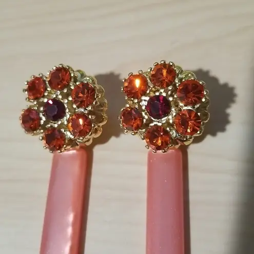 Rachel Comey Mission Acrylic Matchstick Drop Earrings Rhinestone Clutter ~ NWOT