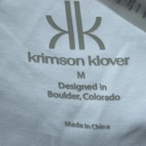 Krimson Klover Odessa Swim Dress In Prism Stripe Size M Red Size M