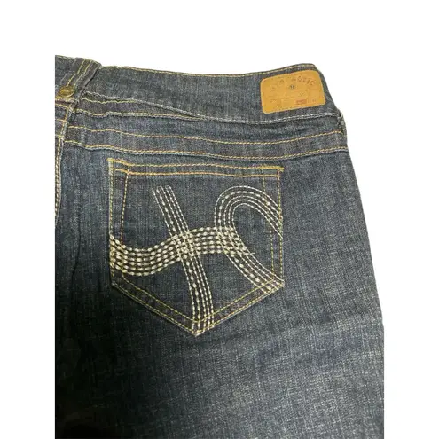 Hydraulic Women's Juniors Jeans Super Low Metro Flare Blue Denim Size 9/10