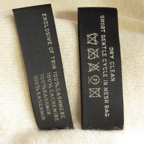 NWT Ralph Lauren Black Label Cashmere Tank in Ivory One Shoulder Tie Sweater M Size M