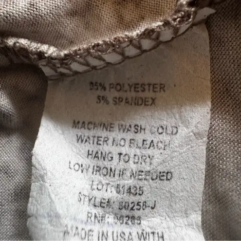 Olivia Rae Brown Snake Print Long Sleeve Top L