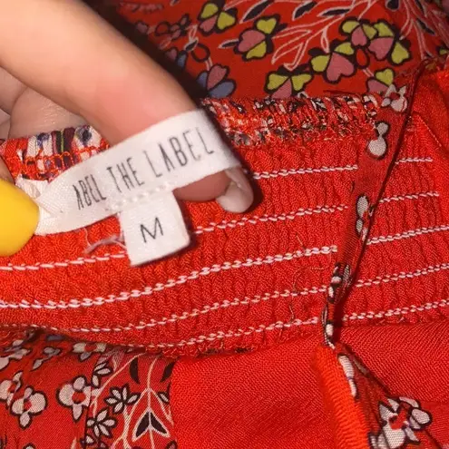 Abel the label ✨ Boho Floral Red Lola Dress✨
