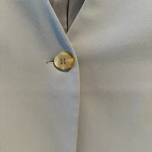 Jason Wu Single Button Vest Women’s Sz Medium Blue With Back Strap Office