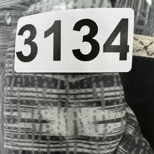 Frye  Premium Sleepwear‎ Mens Large Flannel Print Notched Set Gray Cotton Blend