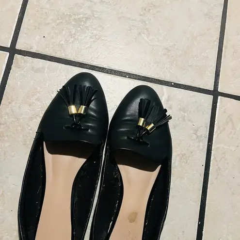 ALDO Black Loafer Flats Tassel